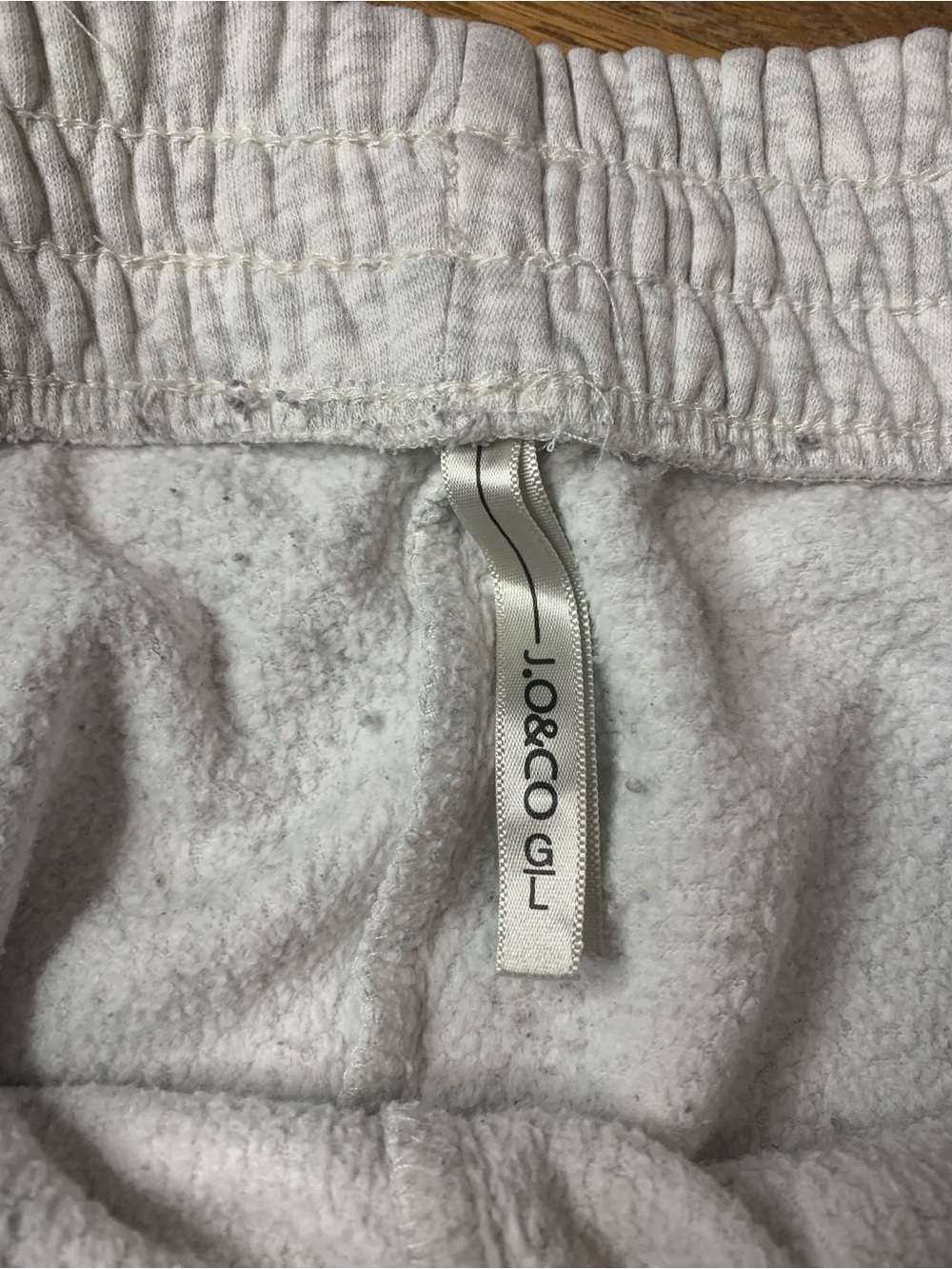 J.O & CO. Heather Gray Fleece Joggers Sweatpants Women's Size L - Picture 2 of 9